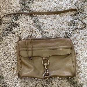 Rebecca minkoff crossbody bag, grey leather